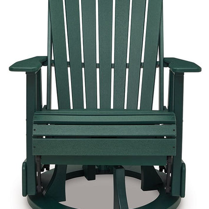 Shell Beach - Swivel Glider Chair - Green