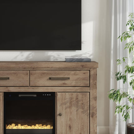 Garistyn - TV Stand With Fireplace Option