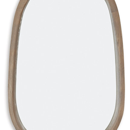 Aarilynn - Accent Mirror - Antique Brown