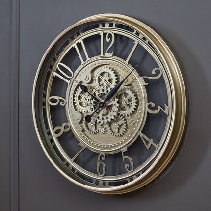Gilover - Wall Clock - Champagne Finish