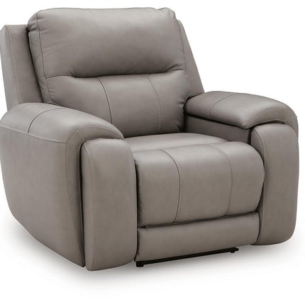 Real Moments - Power Recliner With Audio Seating - Ash