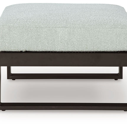 Beachloft - Ottoman With Cushion - Black / Gray