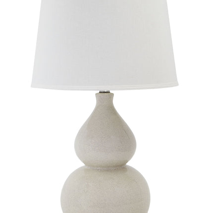 Saffi - Ceramic Table Lamp  - Cream