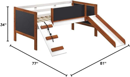 Aurea Twin Loft Bed W/Slide