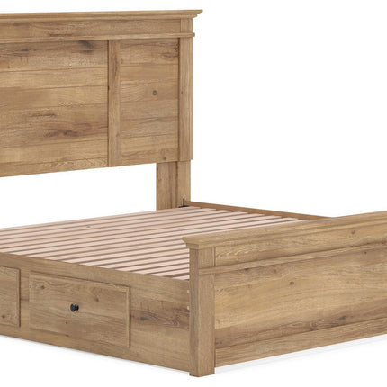 Makidern - Panel Storage Bed