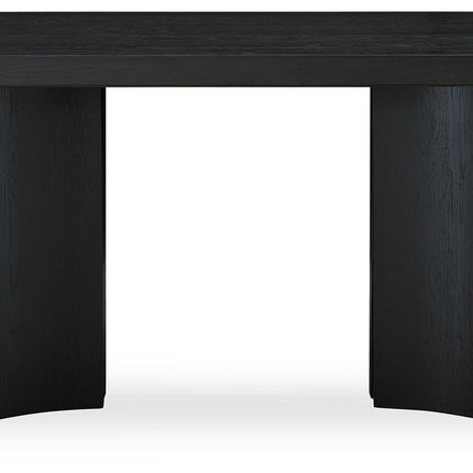 Rowanbeck - Oval Dining Room Table - Black