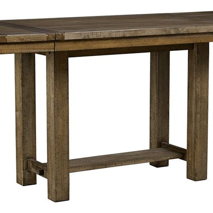 Moriville - Rectangular Dining Room Counter Extension Table - Grayish Brown