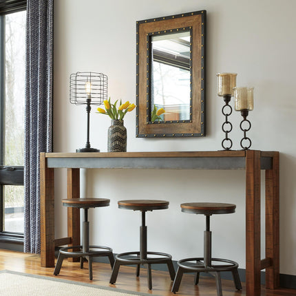 Torjin - Long Counter Table - Dark Brown