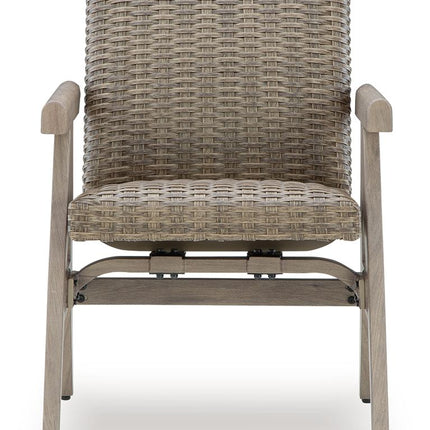 Cliff Trails - Rocking Arm Chair (Set of 2) - Beige