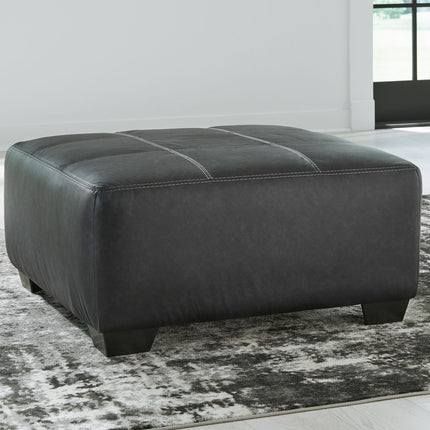 Brixley Pier - Oversized Accent Ottoman - Graphite