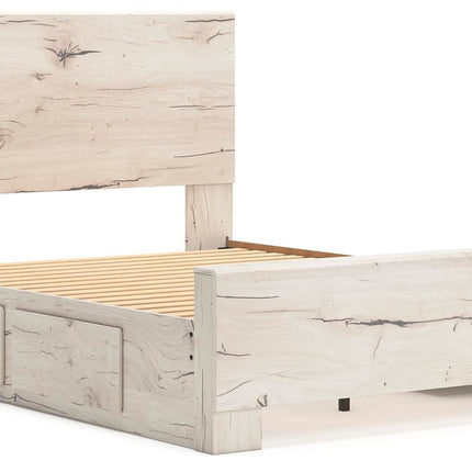 Lawroy - Panel Bed With Storage