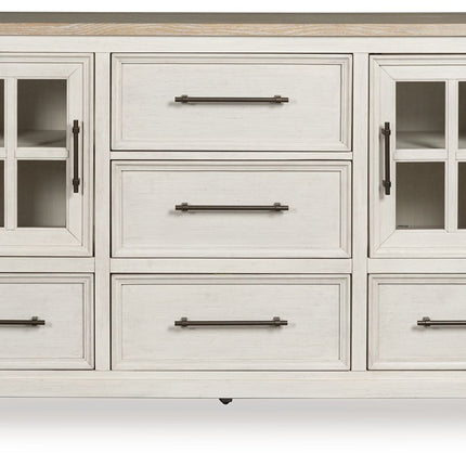 Shaybrock - Dresser - Antique White / Brown