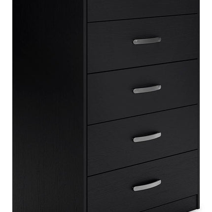 Finch - Five Drawer Chest - 46" Height - Black