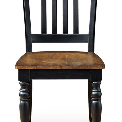 Clorazi - Dining Room Side Chair (Set of 2) - Black / Brown