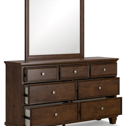 Danabrin - Dresser And Mirror - Brown