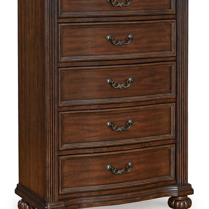Lavinton - Five Drawer Chest - Brown