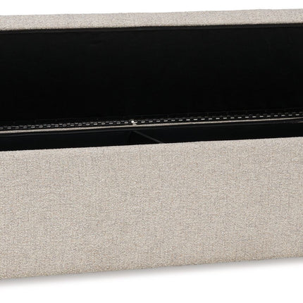 Galliden - Large Upholstered Dining Room Bench - Beige