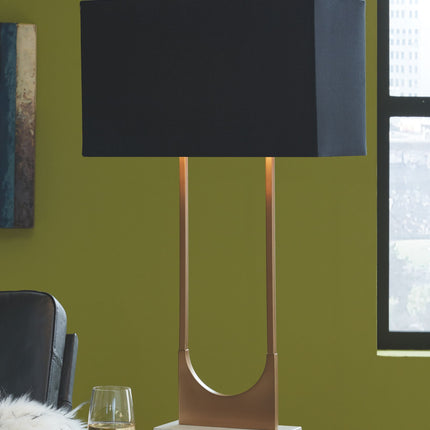 Malana - Metal Table Lamp  - Brass Finish