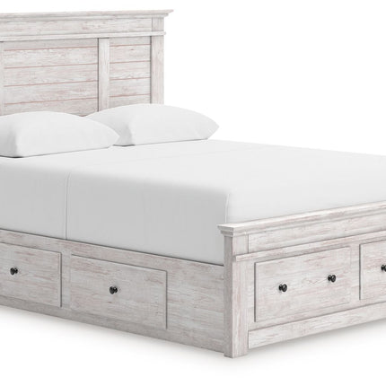 Makidern - Panel Storage Bed