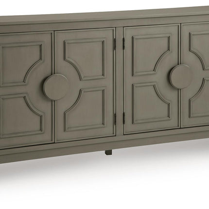 Darlock - Accent Cabinet - Warm Gray