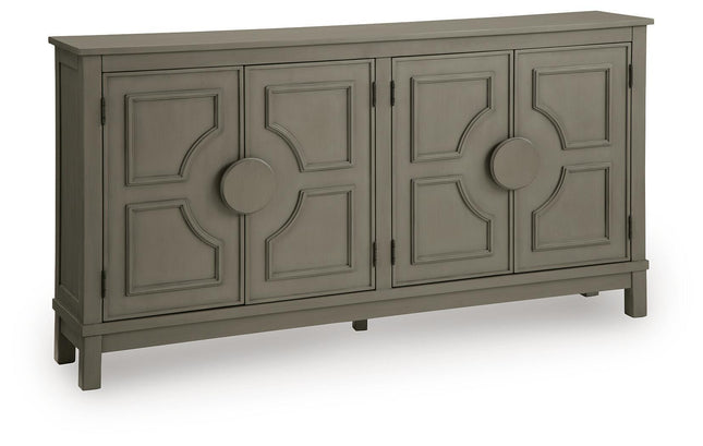 Darlock - Accent Cabinet - Warm Gray