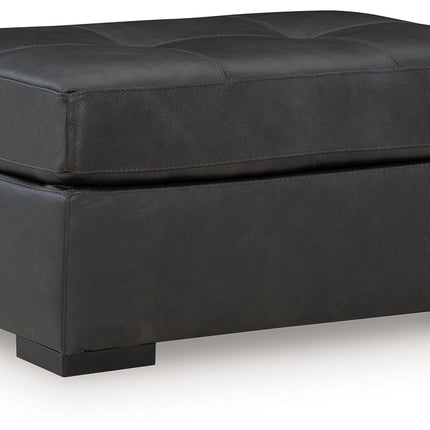 Brindley Pier - Oversized Accent Ottoman - Fog