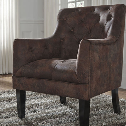 Drakelle - Accent Chair - Mahogany