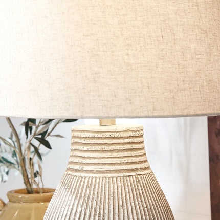 Layal - Paper Table Lamp  - Beige
