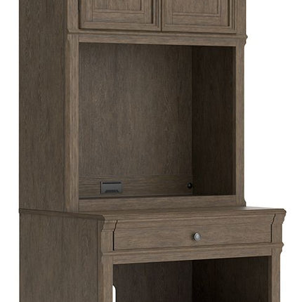 Janismore - Bookcase - Weathered Gray
