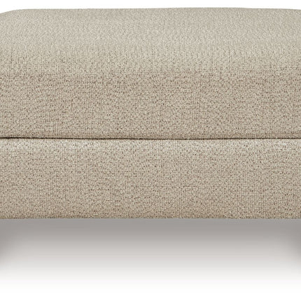 Steelwater Retreat - Oversized Accent Ottoman - Latte