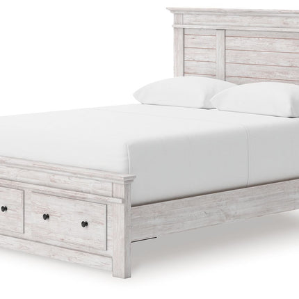 Makidern - Panel Storage Bed