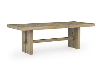 Lasinger - Rectangular Dining Room Extension Table - Light Brown