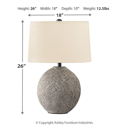 Harif - Paper Table Lamp  - Beige