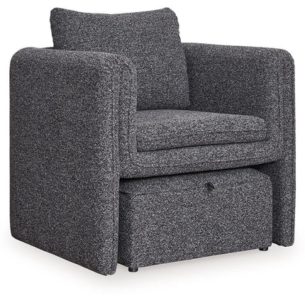 Vreni - Accent Chair - Charcoal / Black
