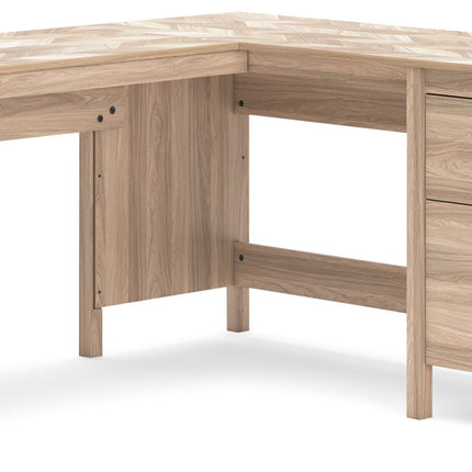 Battelle - 60" Home Office Desk With Return - Tan