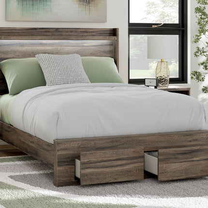Elbrim - Panel Storage Bed