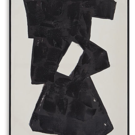 Garviery - Wall Art - Black / Cream