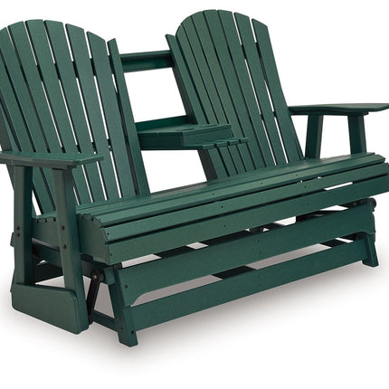 Shell Beach - Loveseat Glider - Green