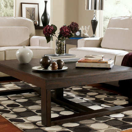 Watson - Rectangular Cocktail Table - Dark Brown