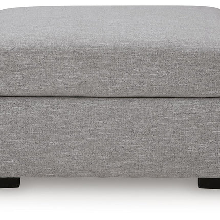 UrbanCrest - Oversized Accent Ottoman - Pewter