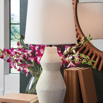 Dawthorne - Paper Table Lamp - Cream