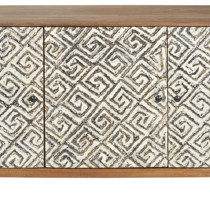 Kerrings - Accent Cabinet - Brown / Black / White
