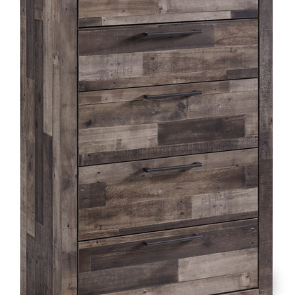 Derekson - Five Drawer Chest - Multi Gray