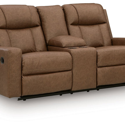 Mackmenville - Double Reclining Loveseat With Console