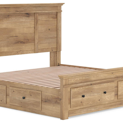 Makidern - Panel Storage Bed
