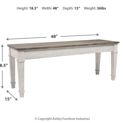Skempton - Storage Bench - White