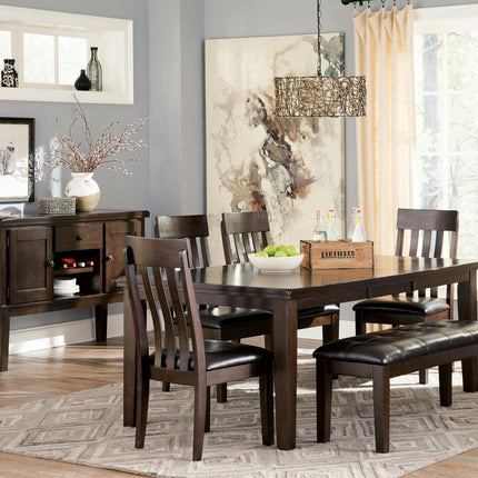 Haddigan - Dining UPH Side Chair (Set of 2) - Dark Brown