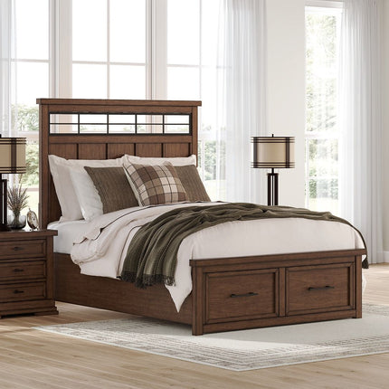 Taffenbrook - Panel Storage Bed