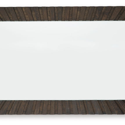 Advin - Accent Mirror - Dark Brown