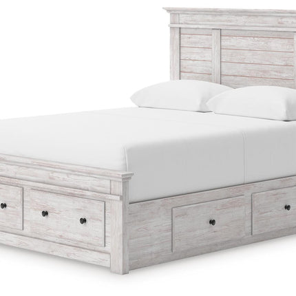 Makidern - Panel Storage Bed